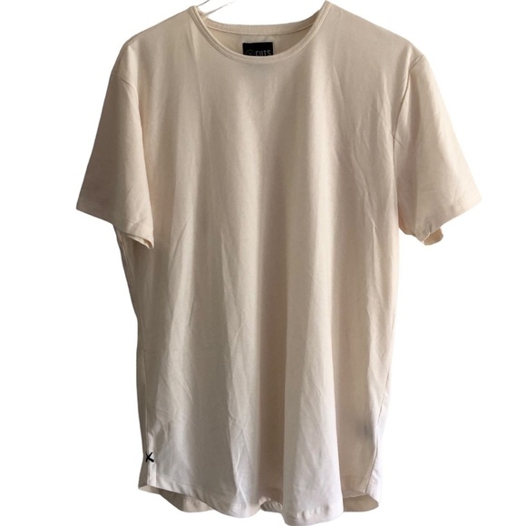 Cuts T-Shirt Curve Hem Crew Neck Pyca Pro Short Sleeve Large NWOT - Picture 3 of 9